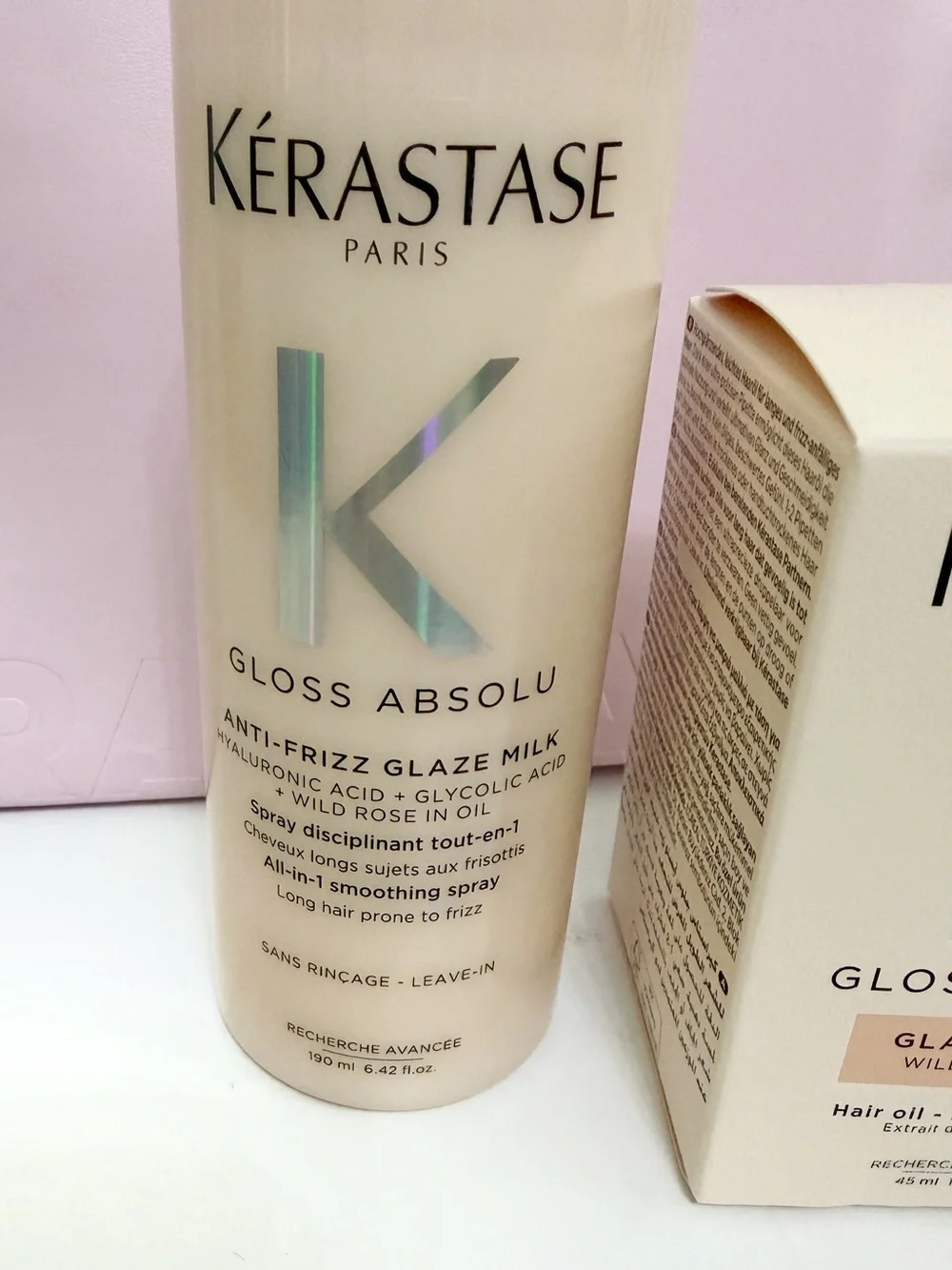 Kerastase Gloss Absolu Anti-Frizz Glaze Milk and Glaze Drops